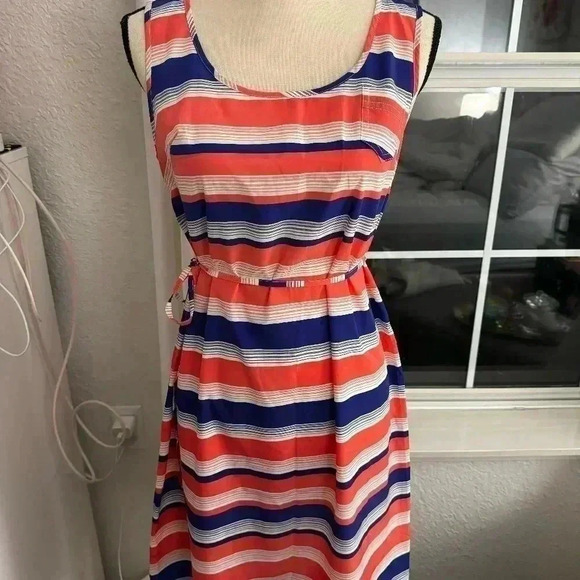 Gap Maternity Tie Striped Dress - Picture 2 of 9